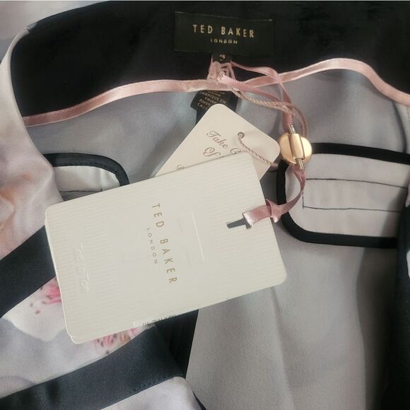 Ted Baker Indes Chelsea Flower Loose Trousers Size 8 NWT - Picture 7 of 9